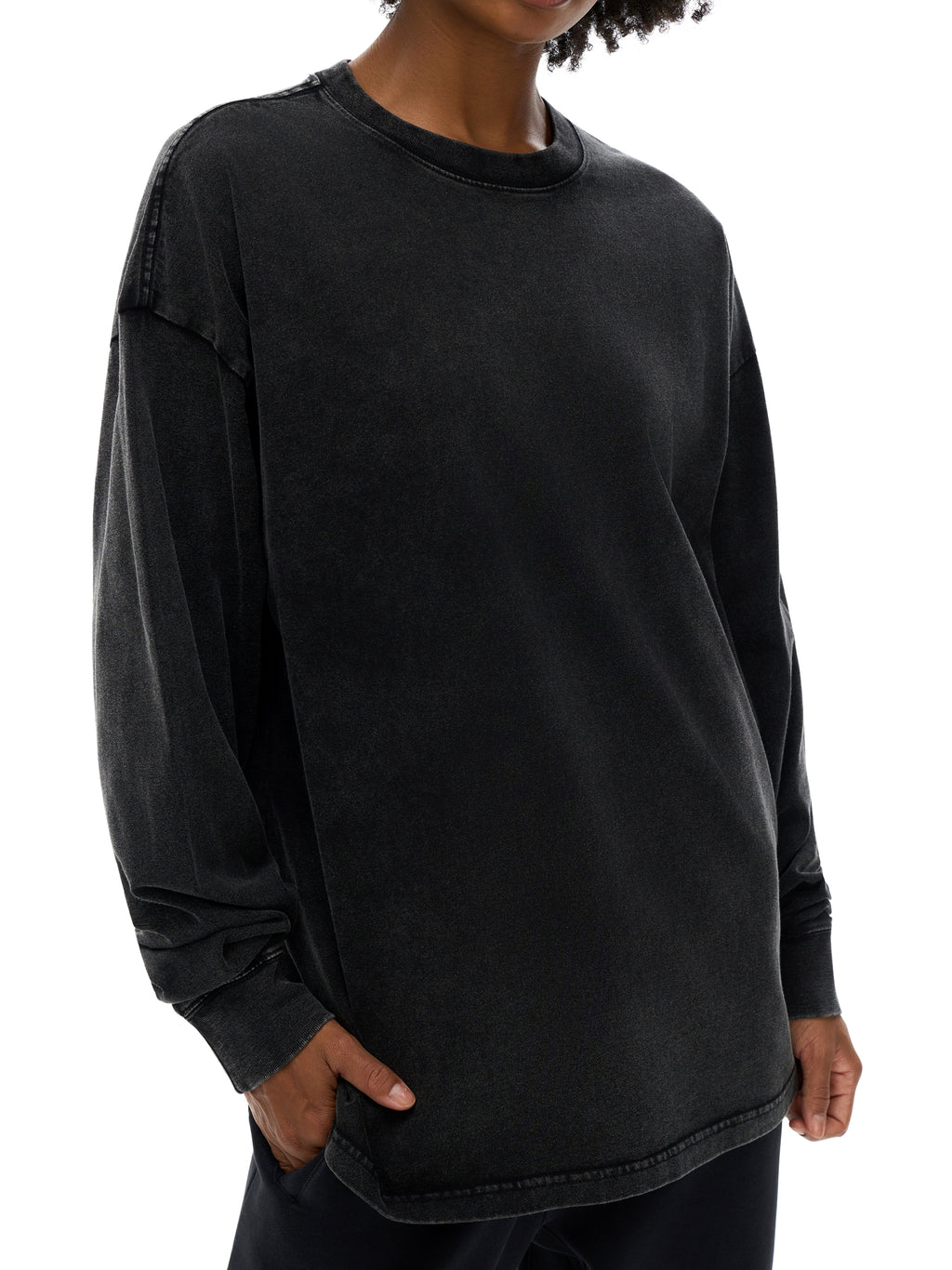 NICU- adult unisex Acid Wash Oversize Long Sleeve T-Shirt