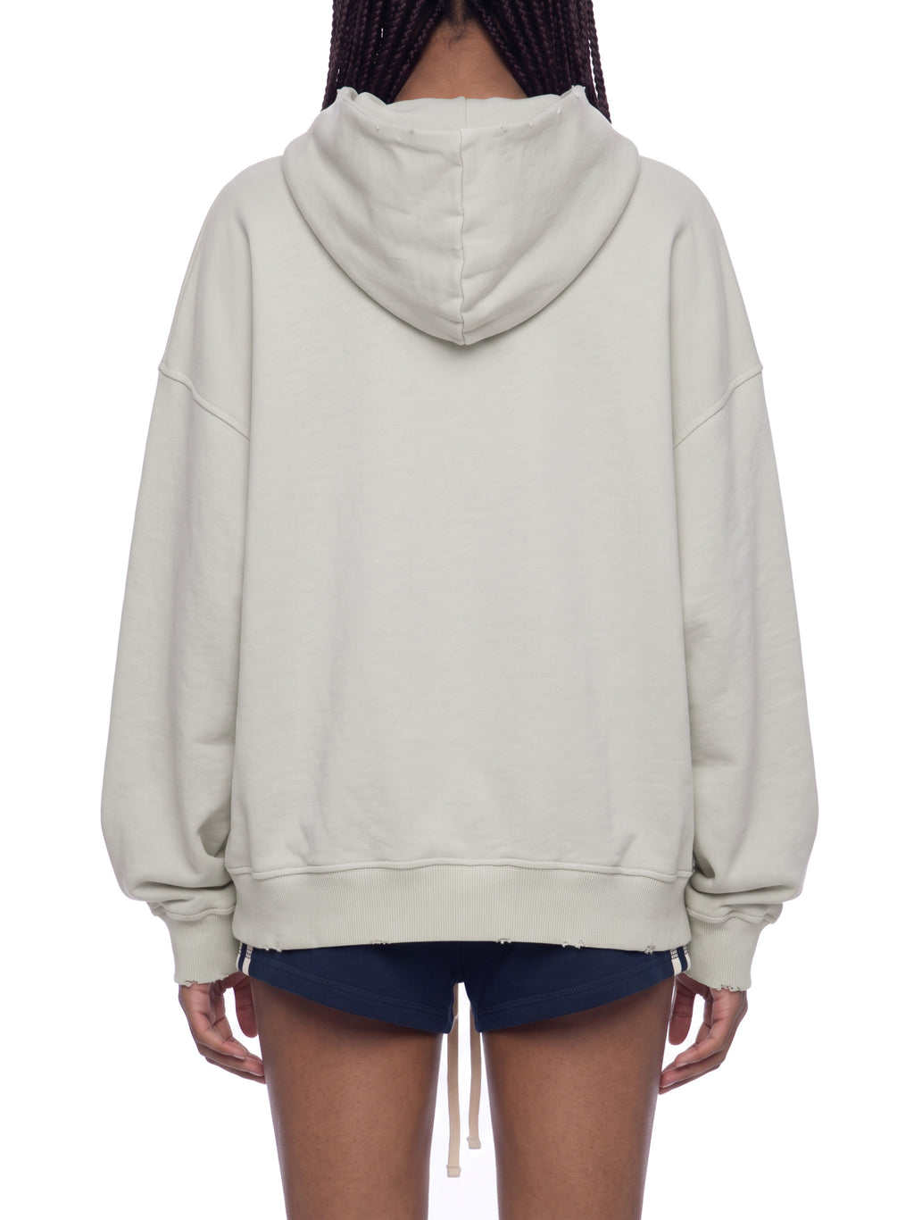 4 North-adult unisex Mineral Wash Distressed Hoodie