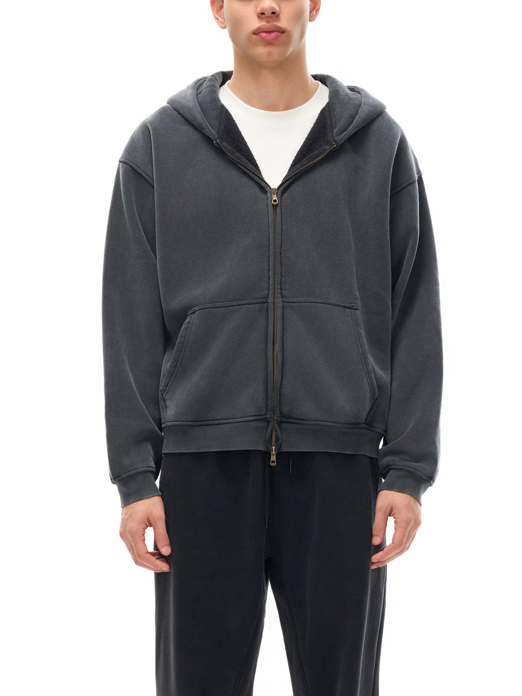 NICU- adult unisex Zip-Through Boxy Fleece Hoodie