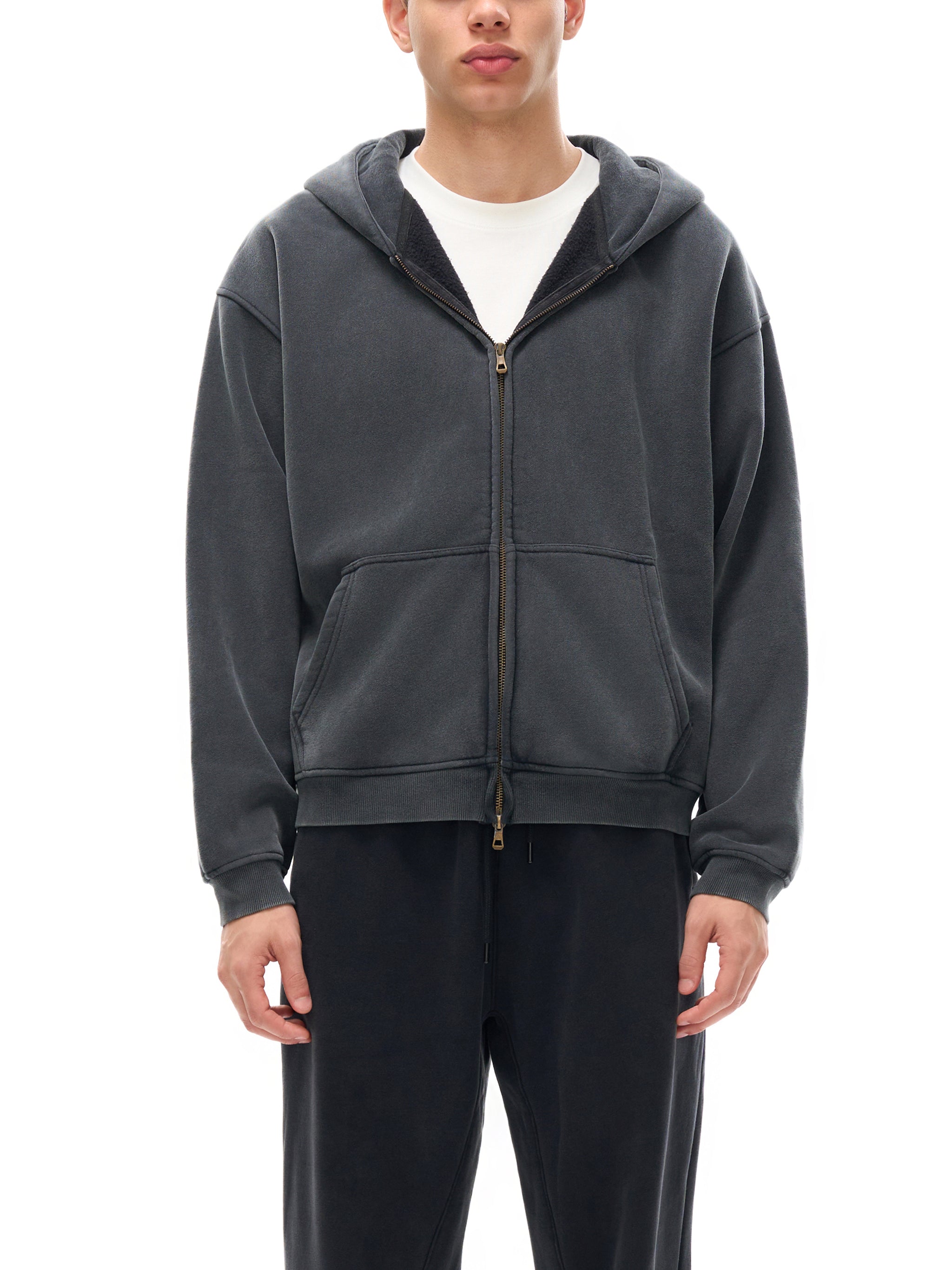 NICU- adult unisex Zip-Through Boxy Fleece Hoodie