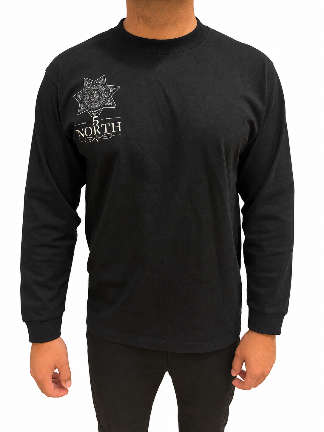 5 North Long Sleeve- adult unisex Drop Shoulder Long Sleeve Shirt