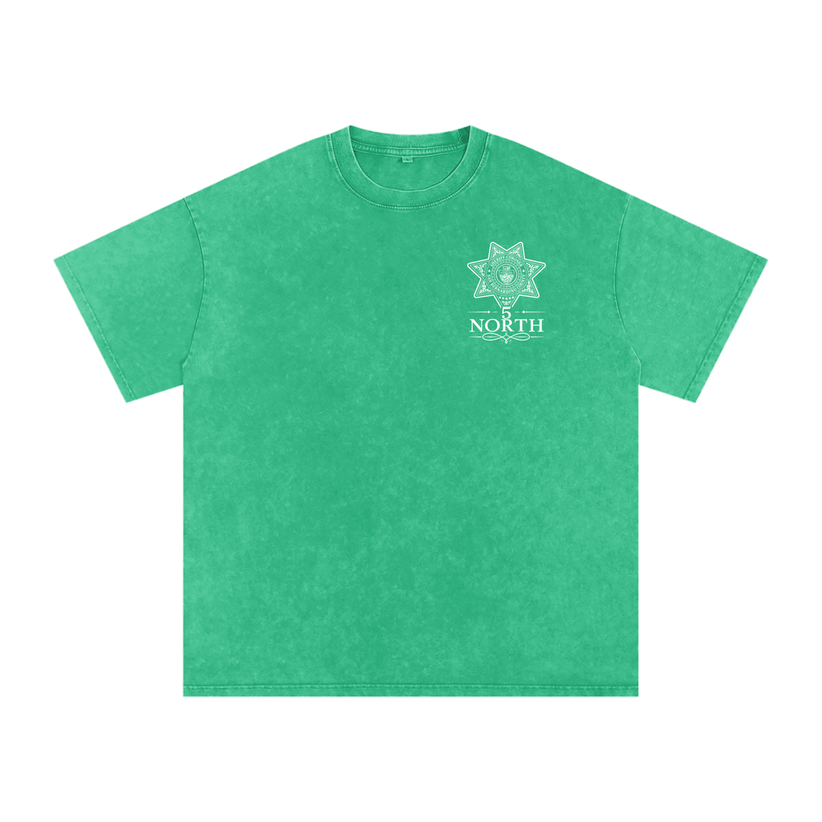 5 North- Snow Washed Oversized Cotton T-Shirt
