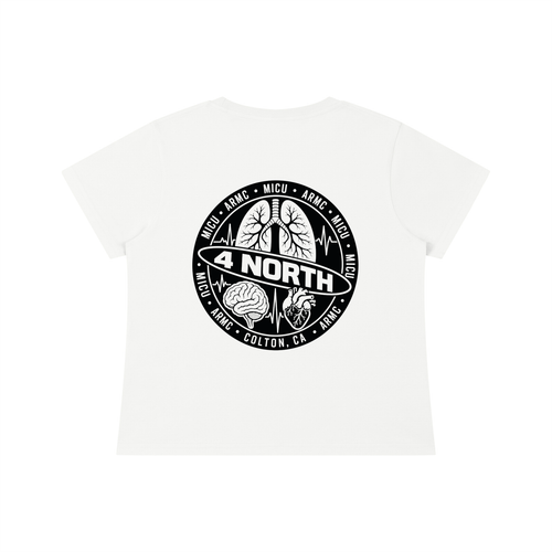 4 North black lettering- Women's Quick-Dry Baby T-Shirt