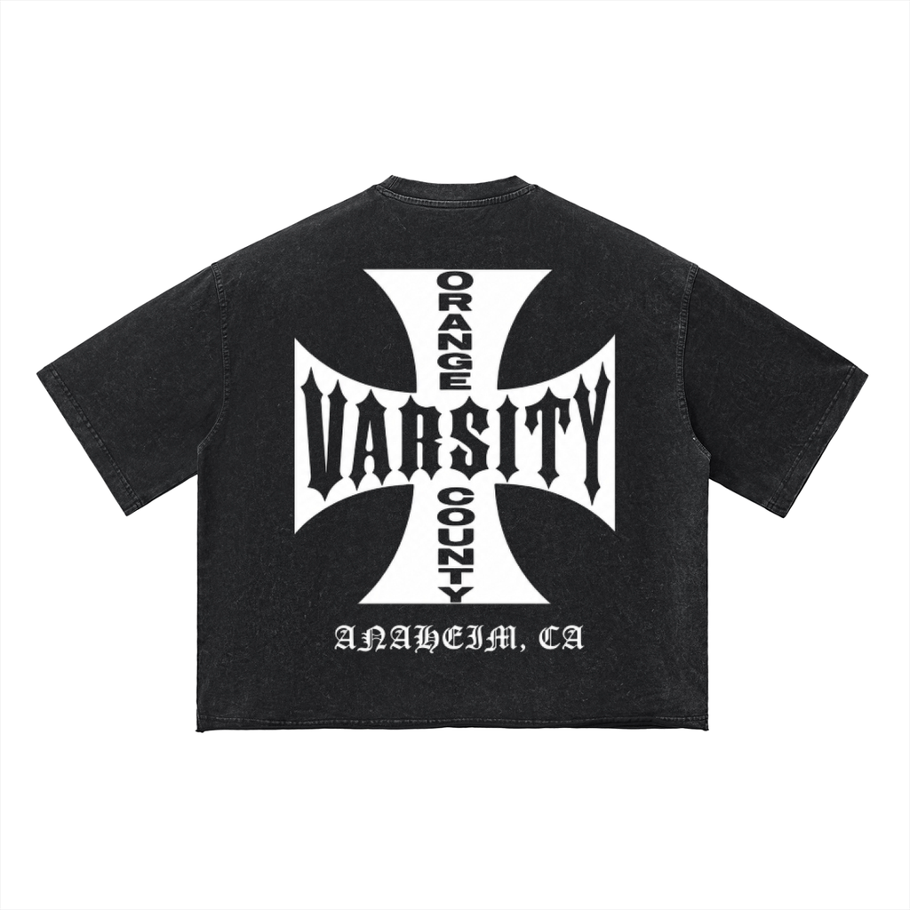 OC VARSITY CHOPPERS- adult unisex Vintage Wash Boxy T-Shirt