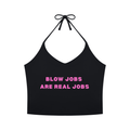 OC Varsity BJ’s Are Real Jobs- Adult Women’s Halter Yoga Tank Top