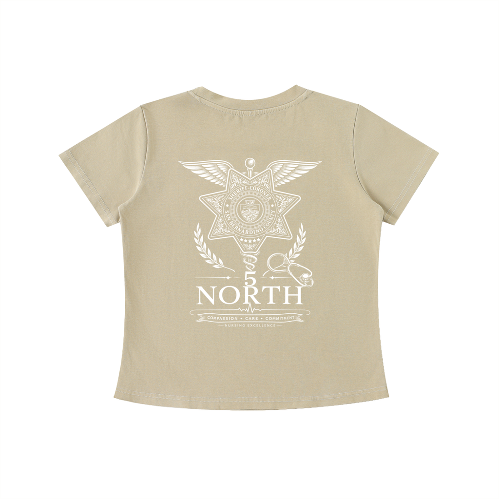 5 North- women’s Vintage Wash Slim Fit T-shirt