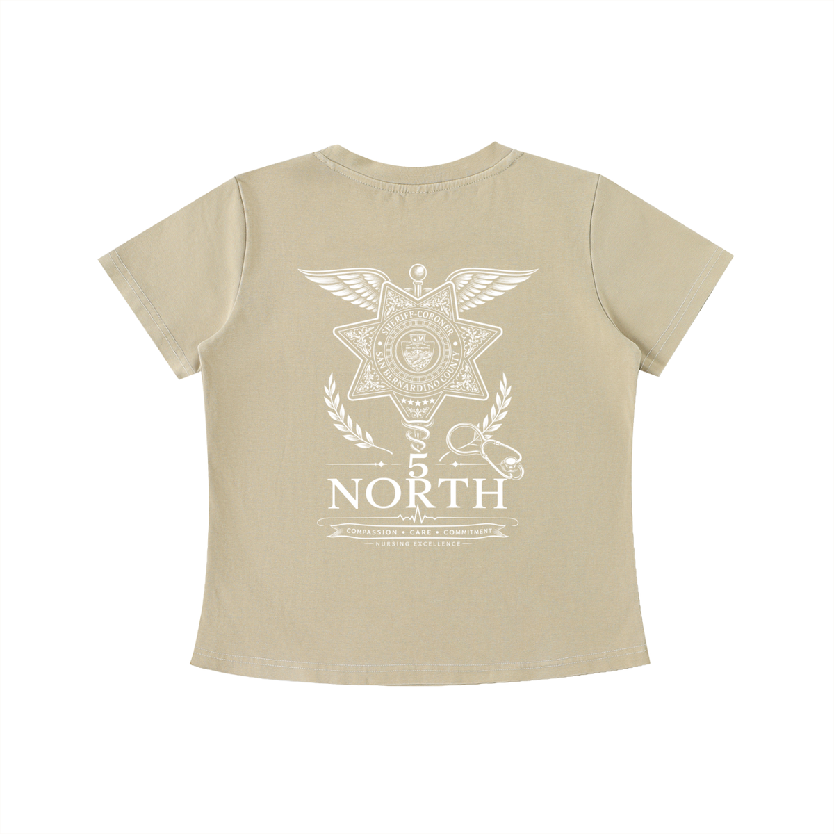 5 North- women’s Vintage Wash Slim Fit T-shirt