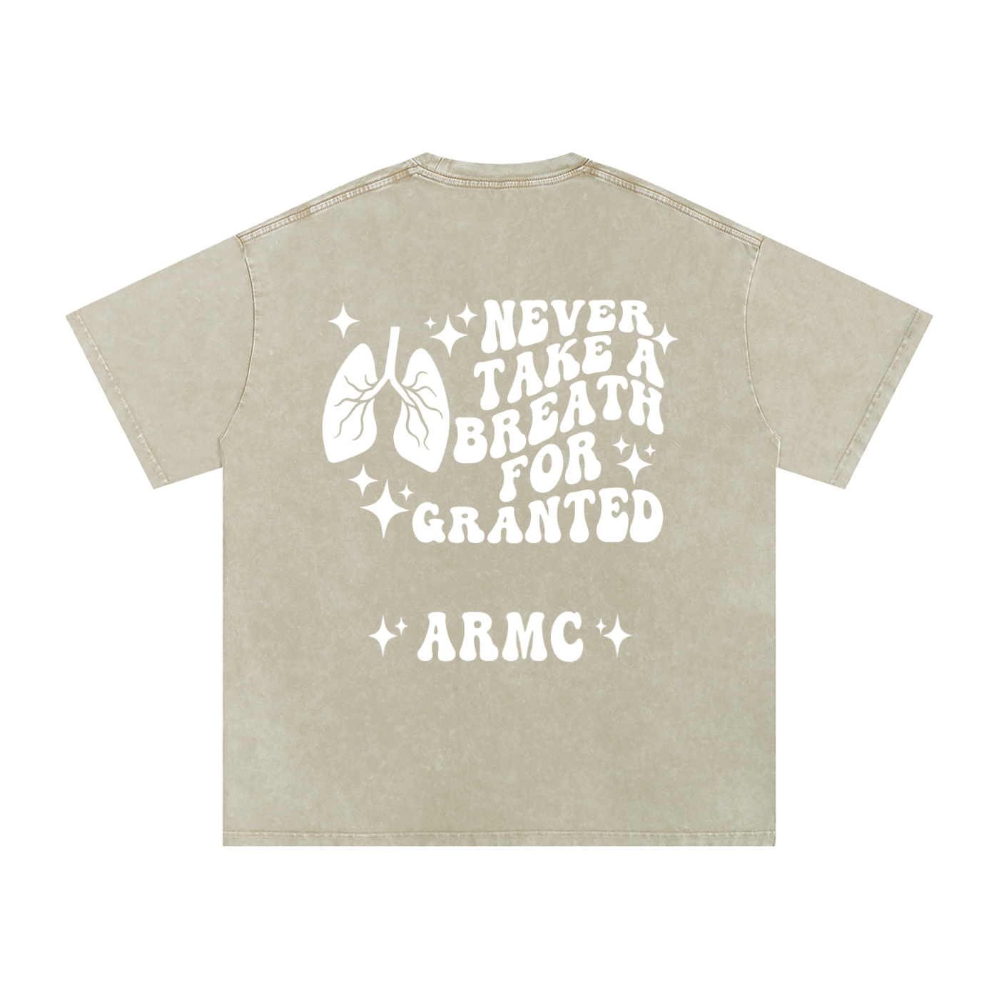 Respiratory Therapy- adult unisex Snow Washed Oversized Cotton T-Shirt