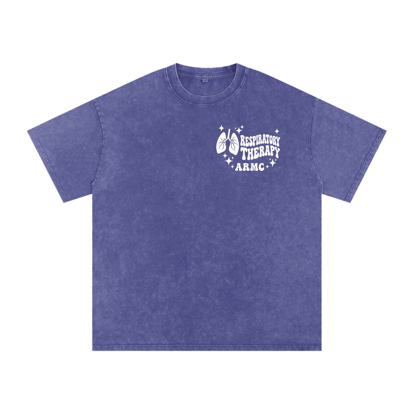 Respiratory Therapy- adult unisex Snow Washed Oversized Cotton T-Shirt