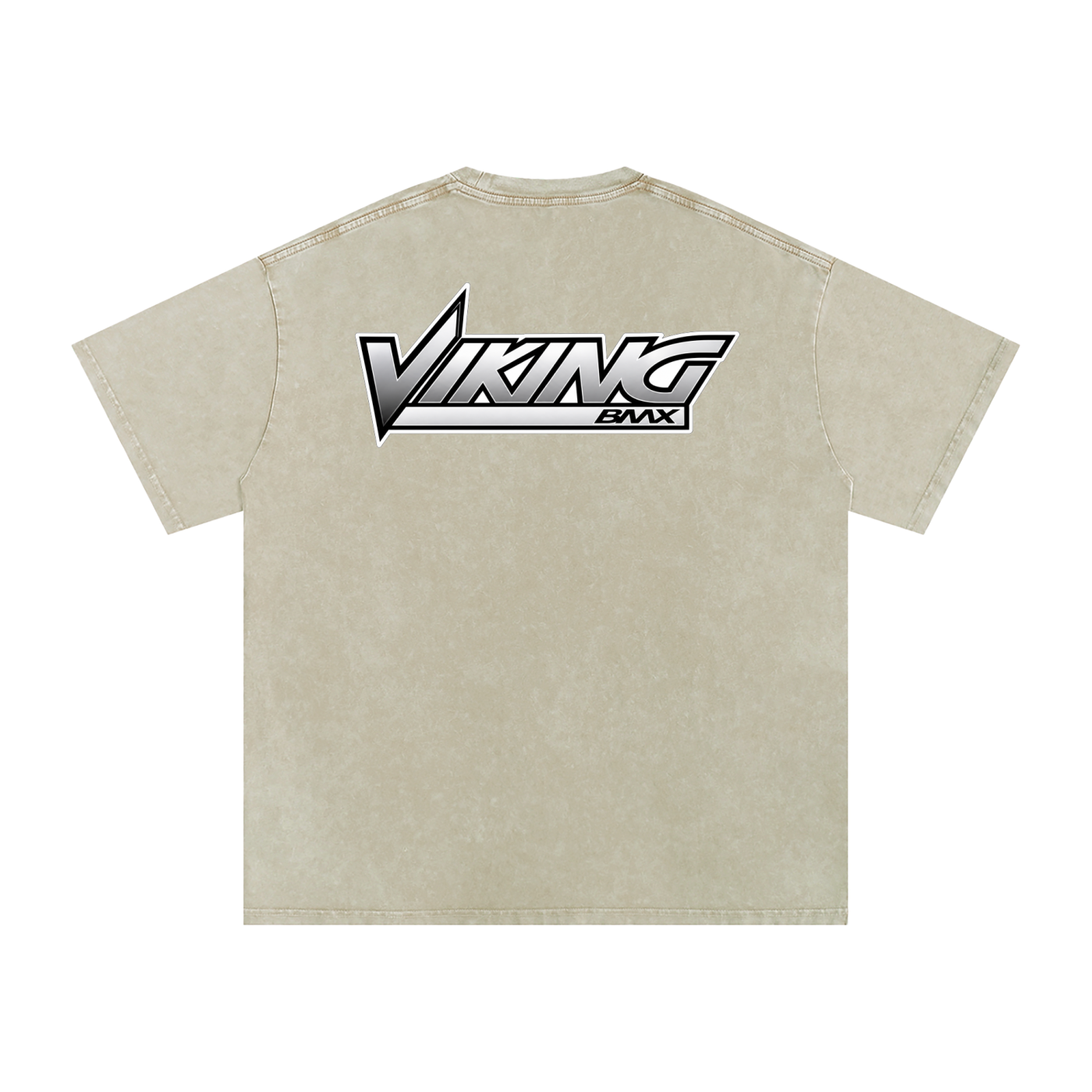 VIKING BMX- adult unisex Snow Washed Oversized Cotton T-Shirt