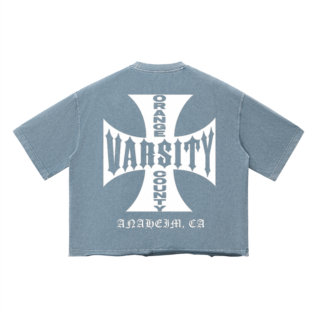 OC VARSITY CHOPPERS- adult unisex Vintage Wash Boxy T-Shirt