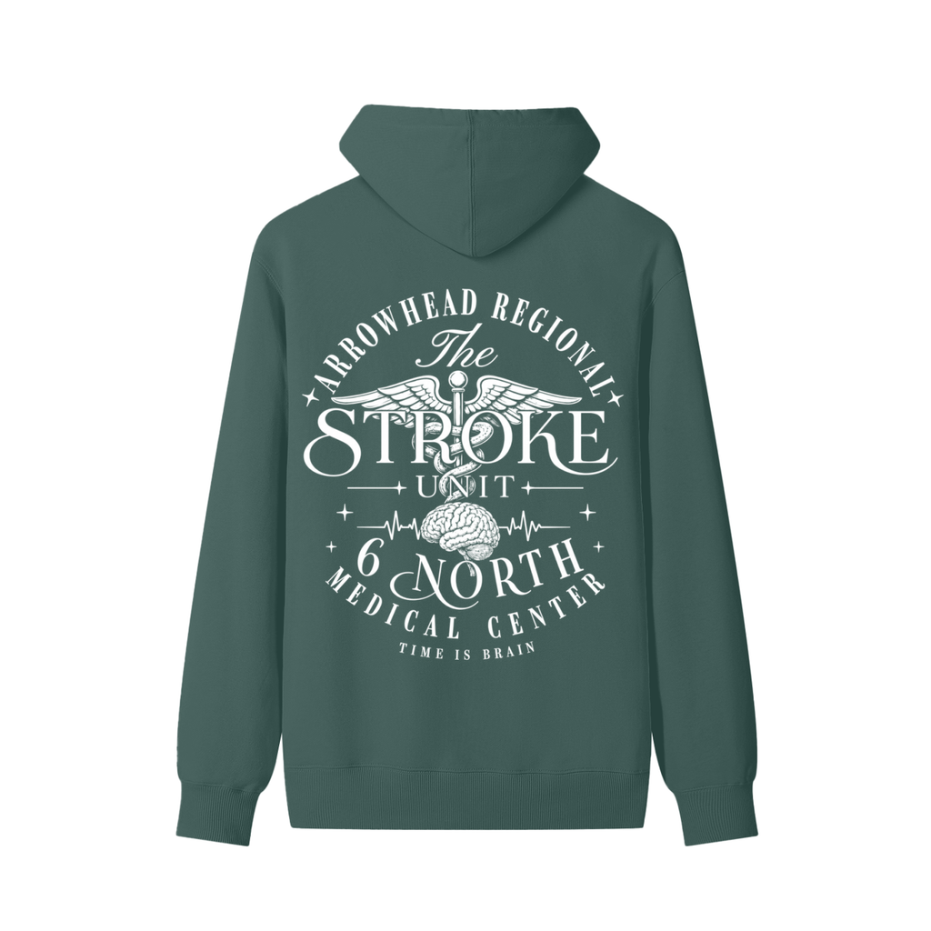 6 North White Lettering - Unisex Classic Cotton Hoodie