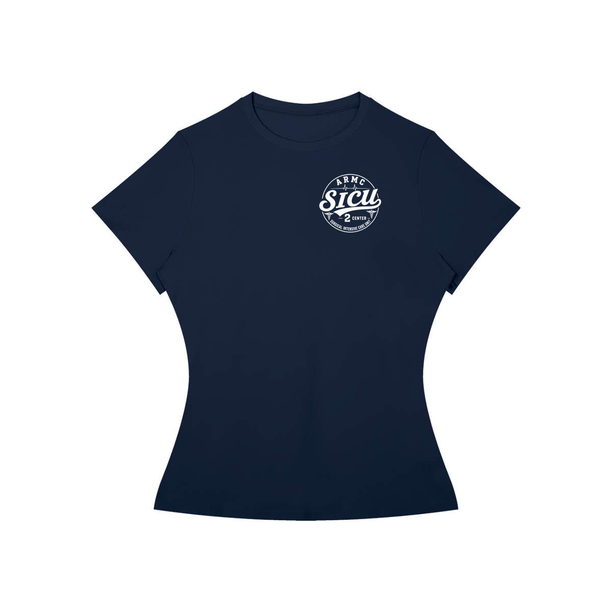 2 Center- Women’s Slim Fit Performance T-Shirt