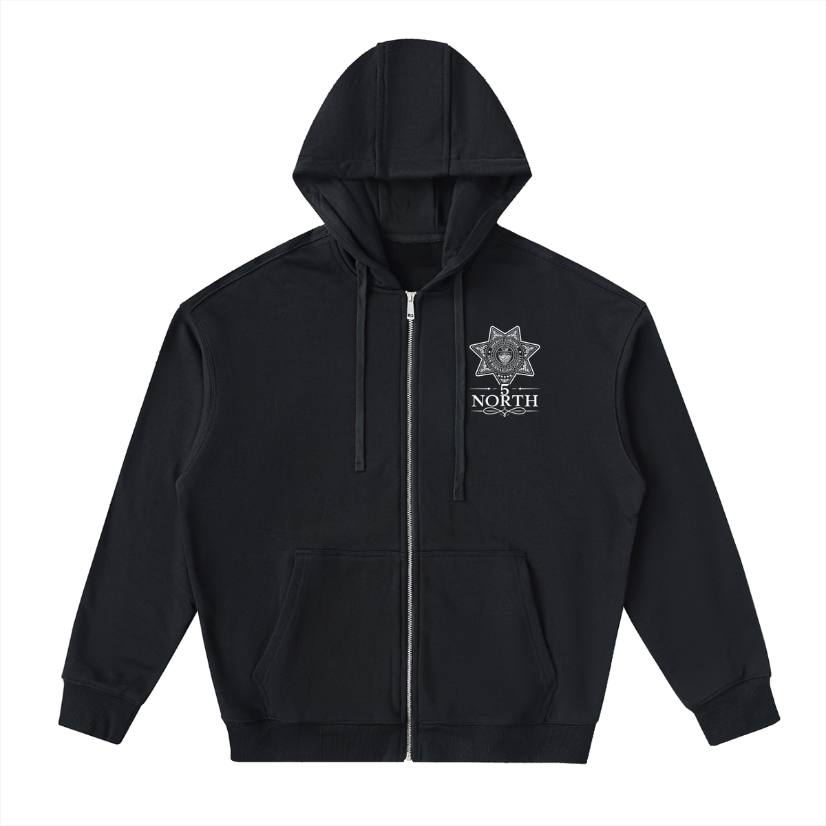 5 North- adult unisex Drop Zip Up Hoodie
