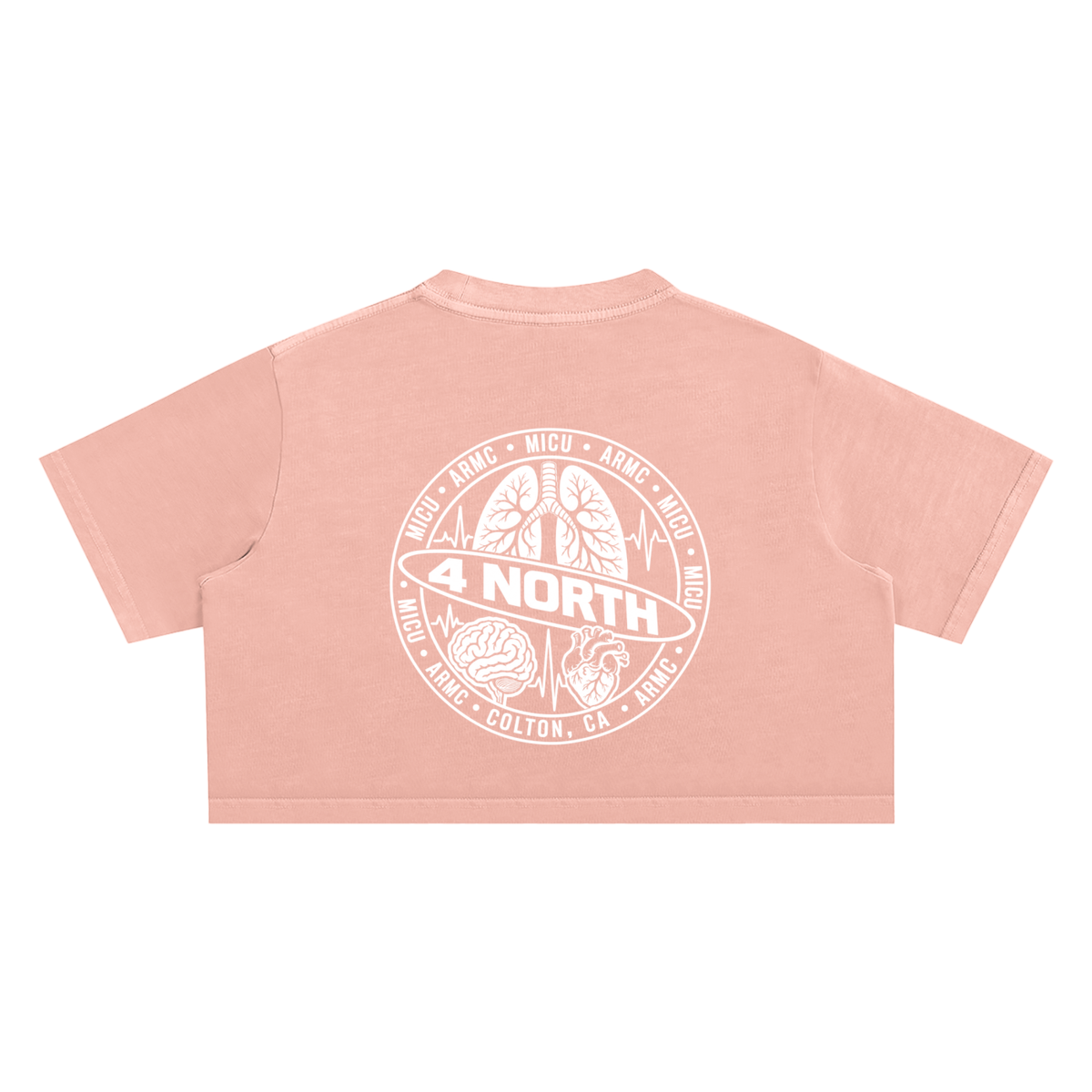4 North- women’s Snow Washed Crop Top