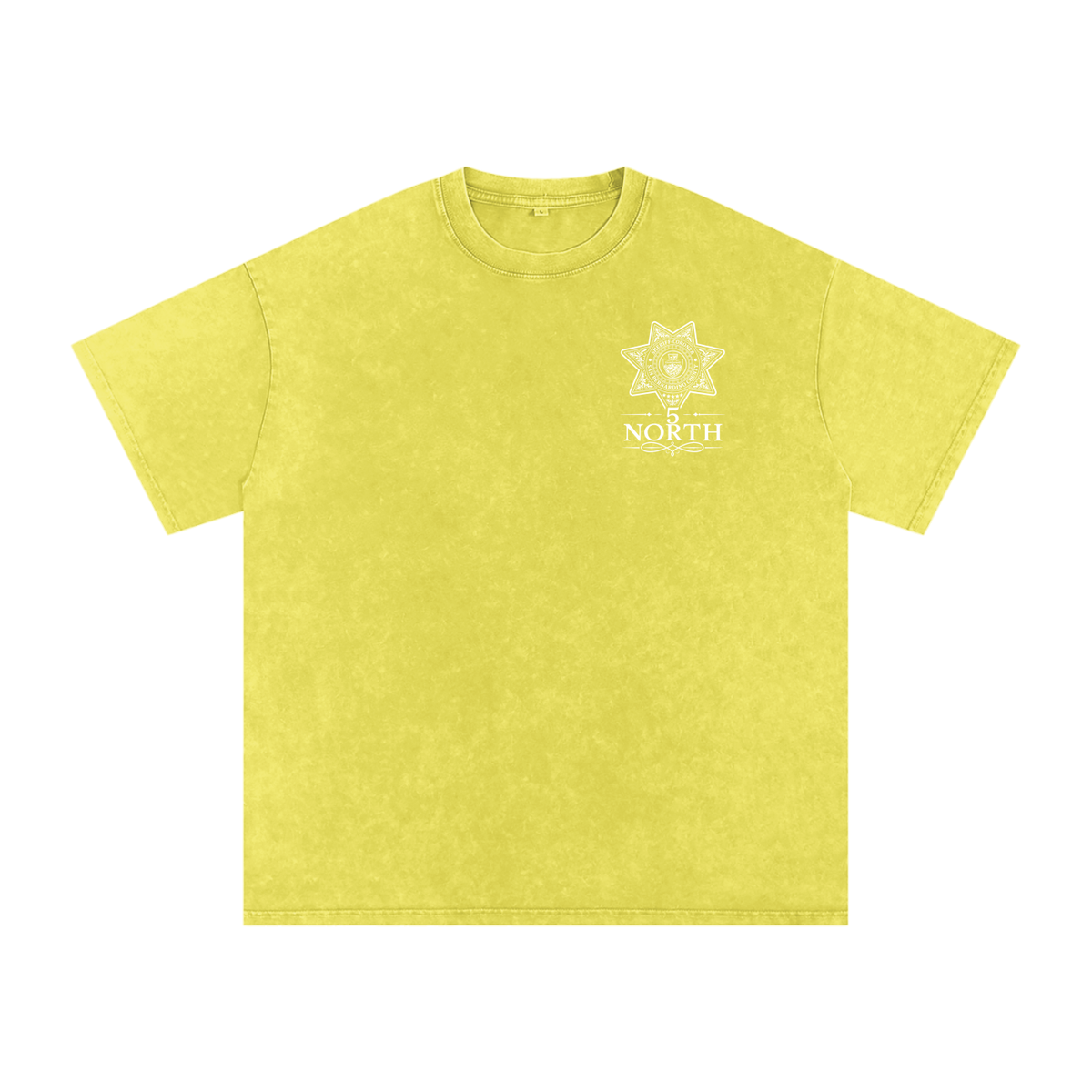 5 North- Snow Washed Oversized Cotton T-Shirt