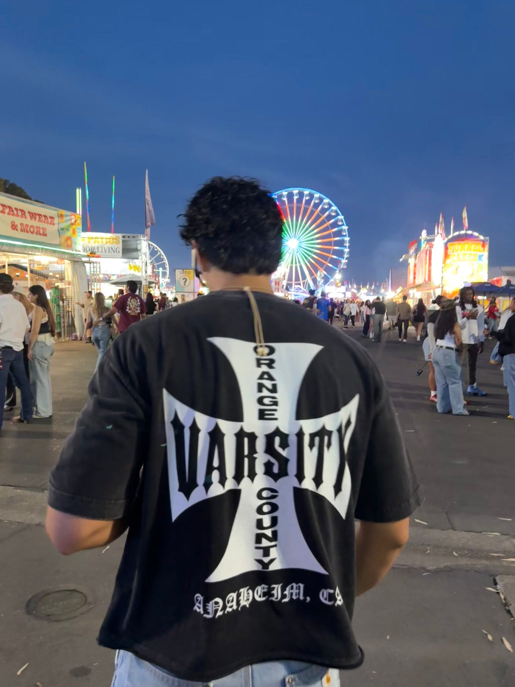 OC VARSITY CHOPPERS- adult unisex Vintage Wash Boxy T-Shirt