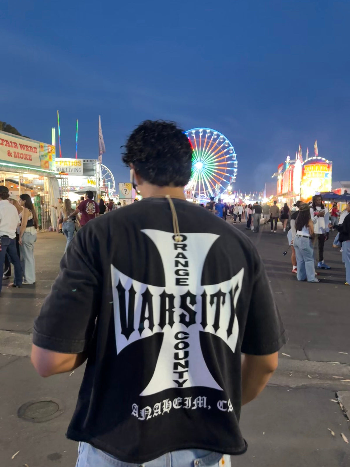 OC VARSITY CHOPPERS- adult unisex Vintage Wash Boxy T-Shirt