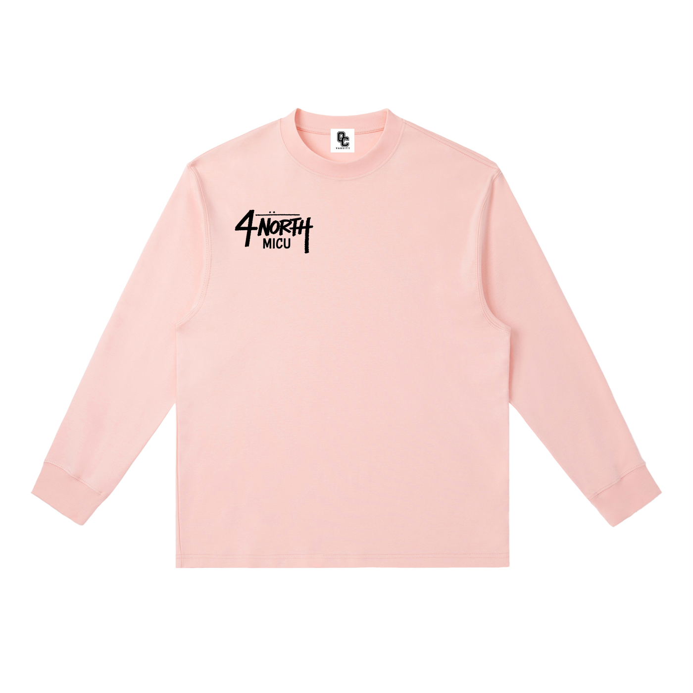 4 North black print- Long-Sleeve T-Shirt