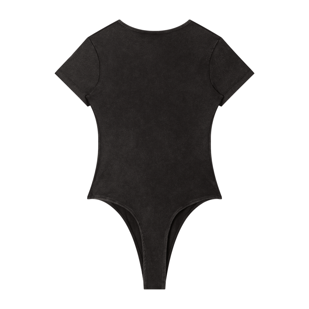 OC Varsity- Women's Mineral Wash Crewneck Bodysuit