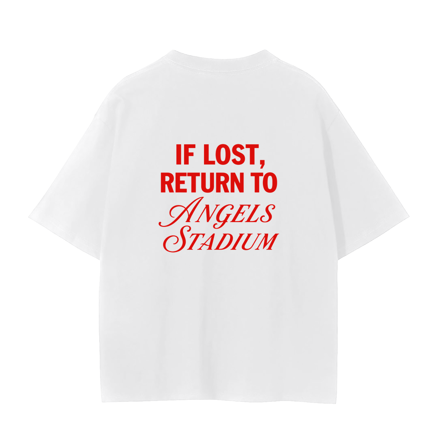 If lost - adult unisex seamless tee