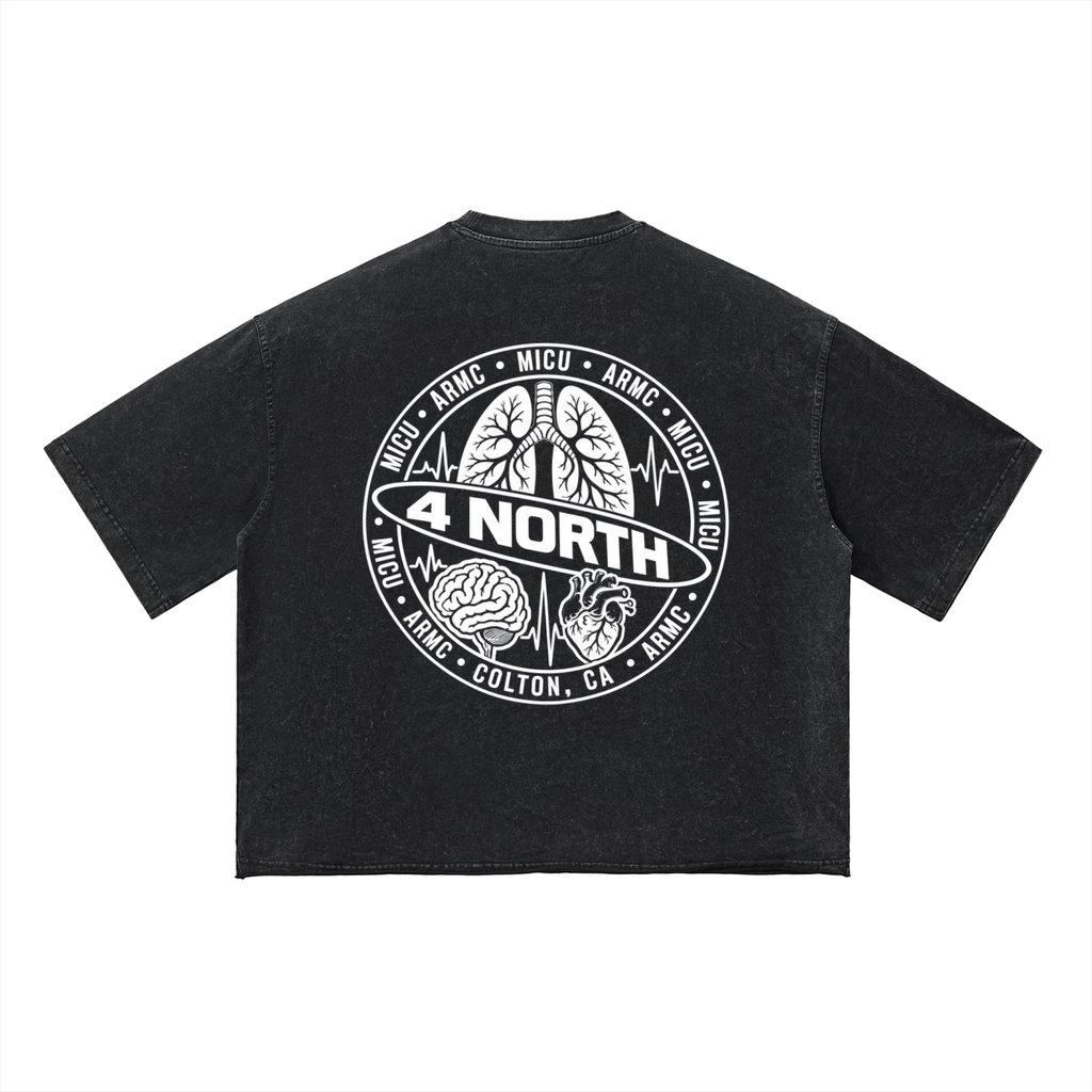 4 North- adult unisex Vintage Wash Boxy T-Shirt