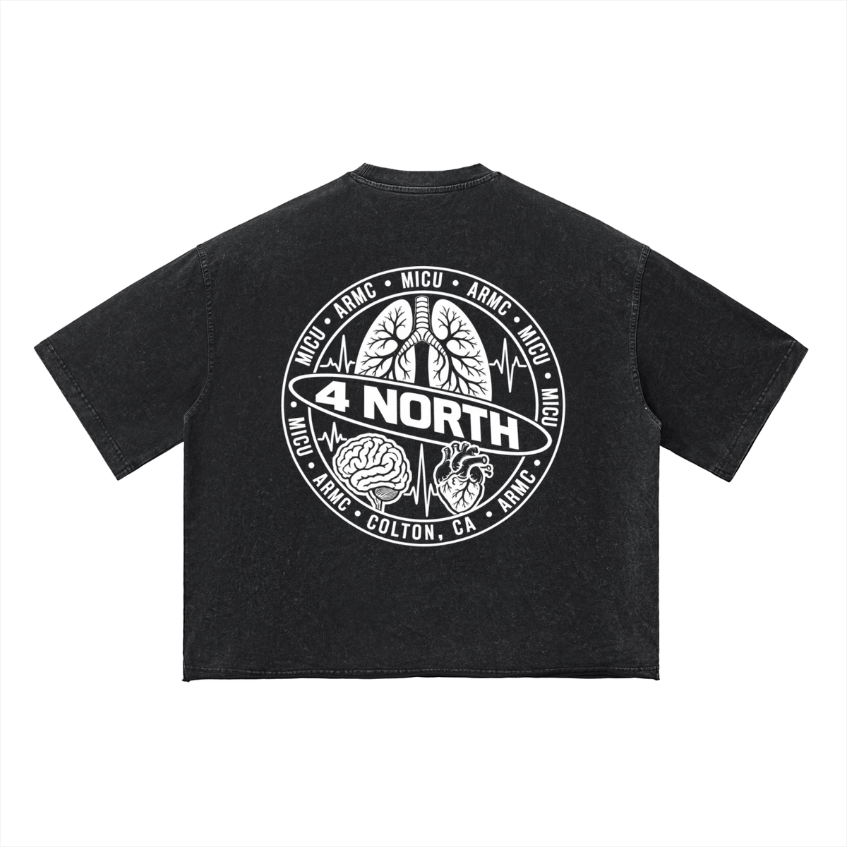 4 North- adult unisex Vintage Wash Boxy T-Shirt
