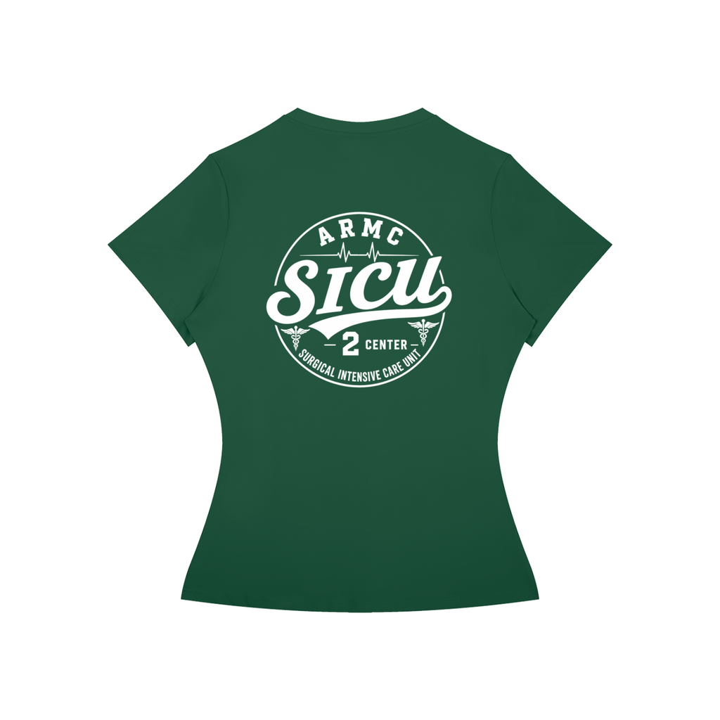2 Center- Women’s Slim Fit Performance T-Shirt