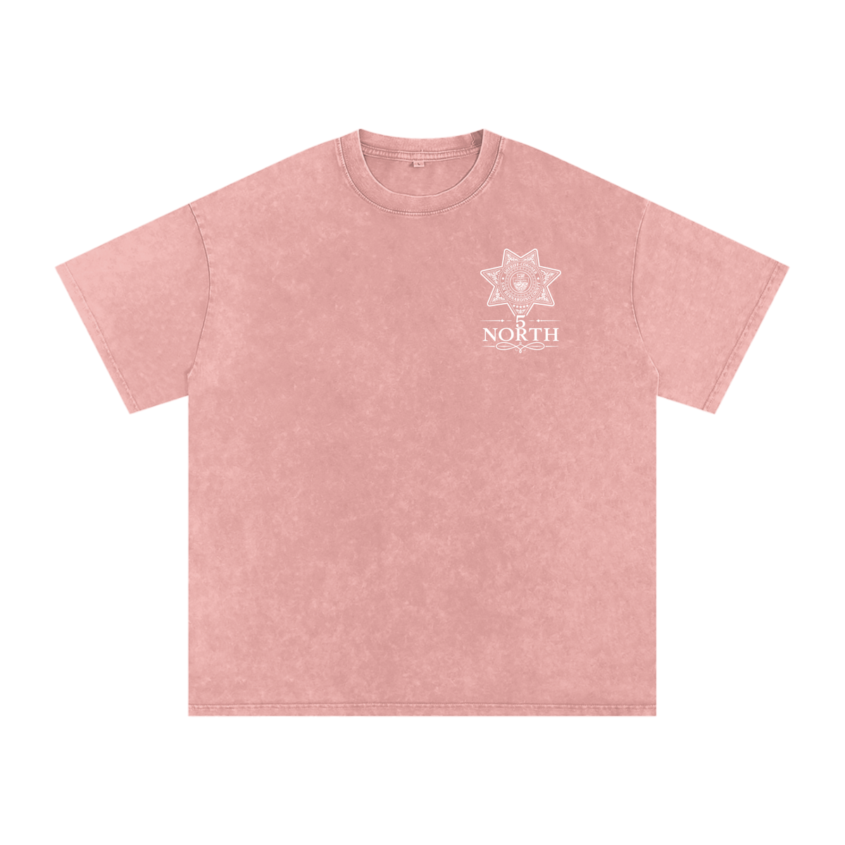 5 North- Snow Washed Oversized Cotton T-Shirt