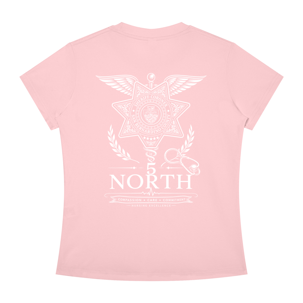 5 North- Women's Slim Fit Crewneck T-Shirt