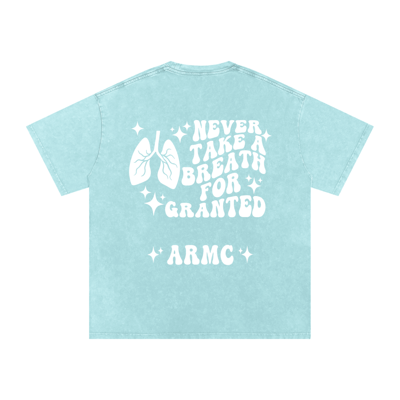 Respiratory Therapy- adult unisex Snow Washed Oversized Cotton T-Shirt