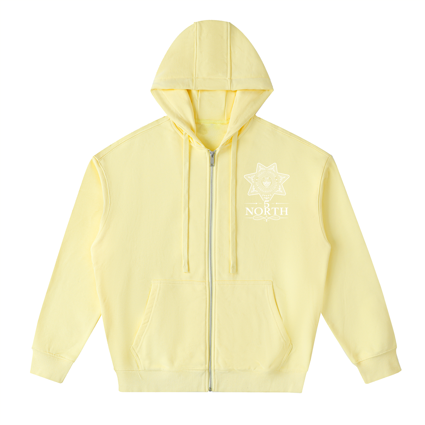 5 North- adult unisex Drop Zip Up Hoodie