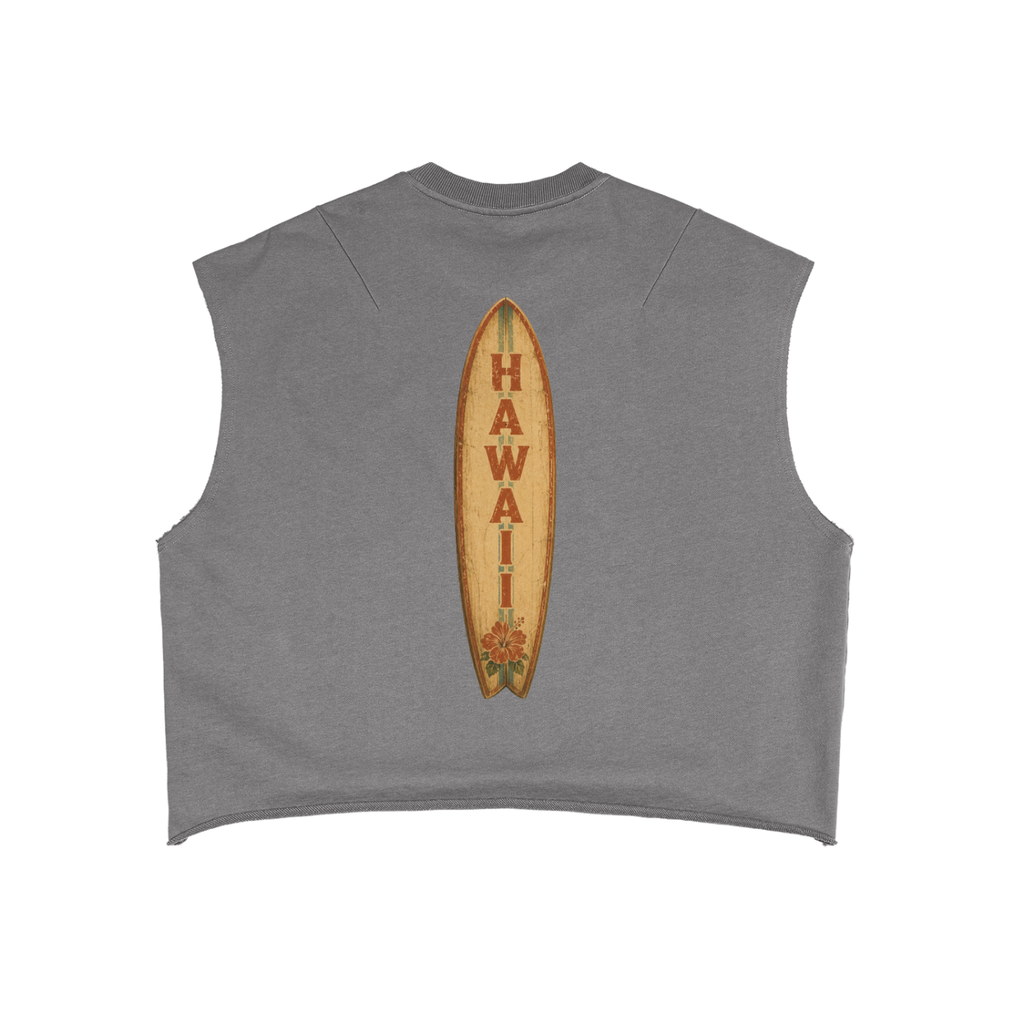 Pipeline surf- adult unisex French Terry Boxy Tank Top