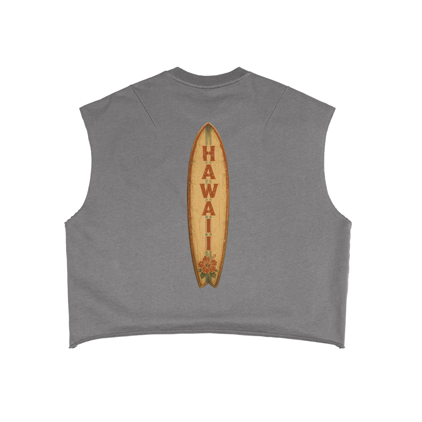 Pipeline surf- adult unisex French Terry Boxy Tank Top