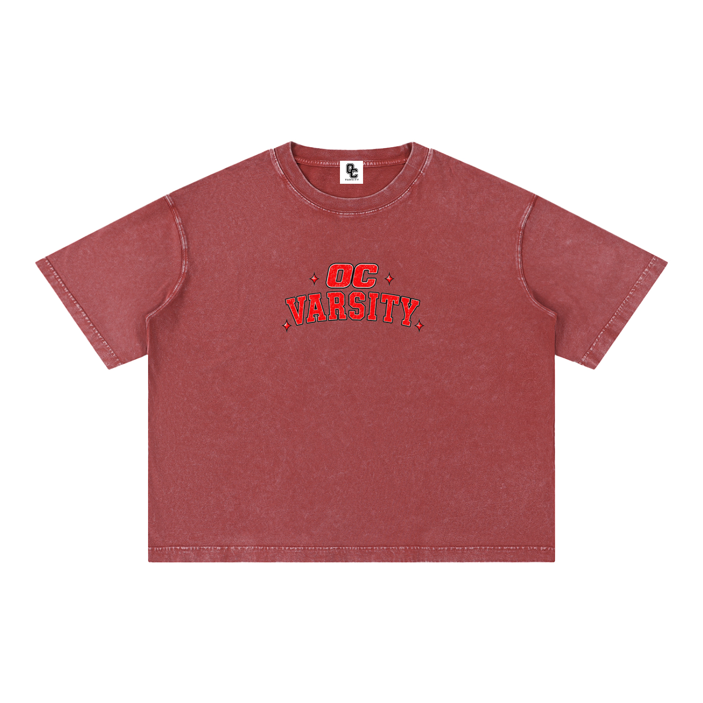 U need Jesus OC Varsity- adult unisex Mineral Wash Boxy Cotton T-Shirt