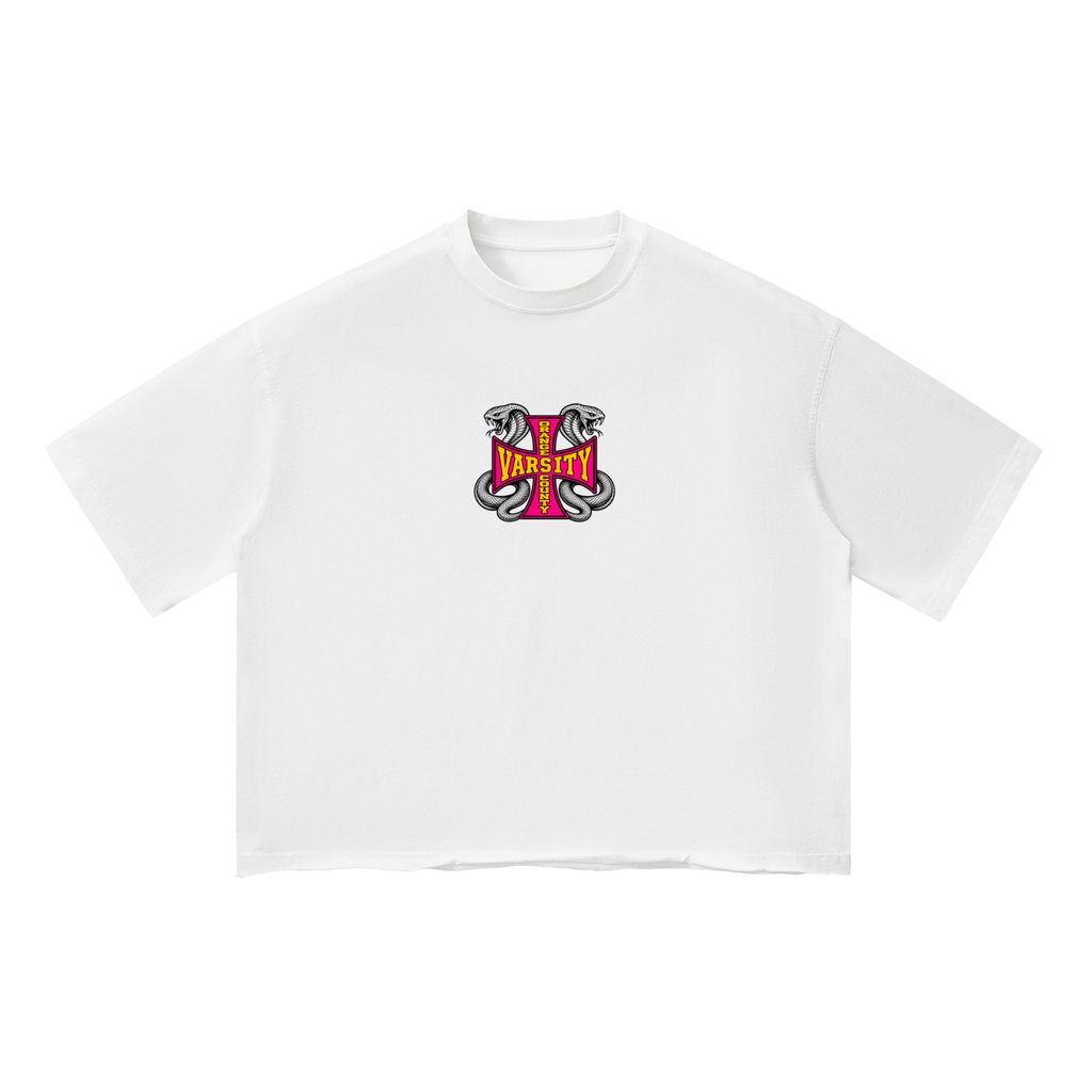 CHOPPERS OC VARSITY- adult unisex Vintage Wash Boxy T-Shirt