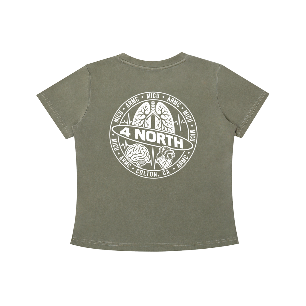 4 North- Vintage Wash Slim Fit T-shirt