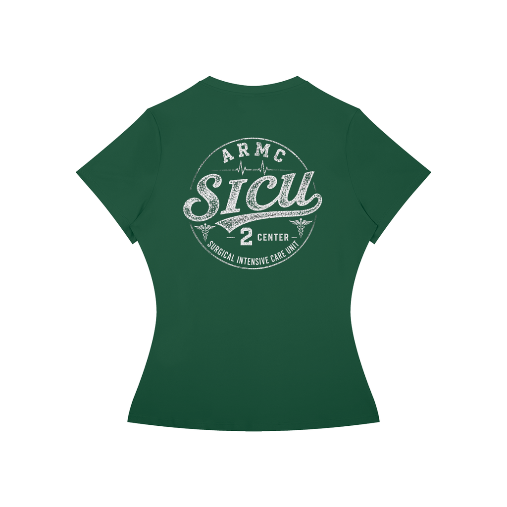 2 Center- Women’s Slim Fit Performance T-Shirt