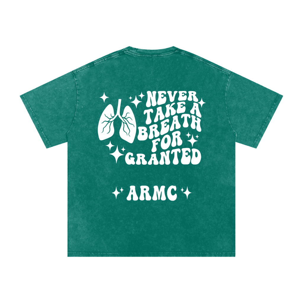 Respiratory Therapy- adult unisex Snow Washed Oversized Cotton T-Shirt