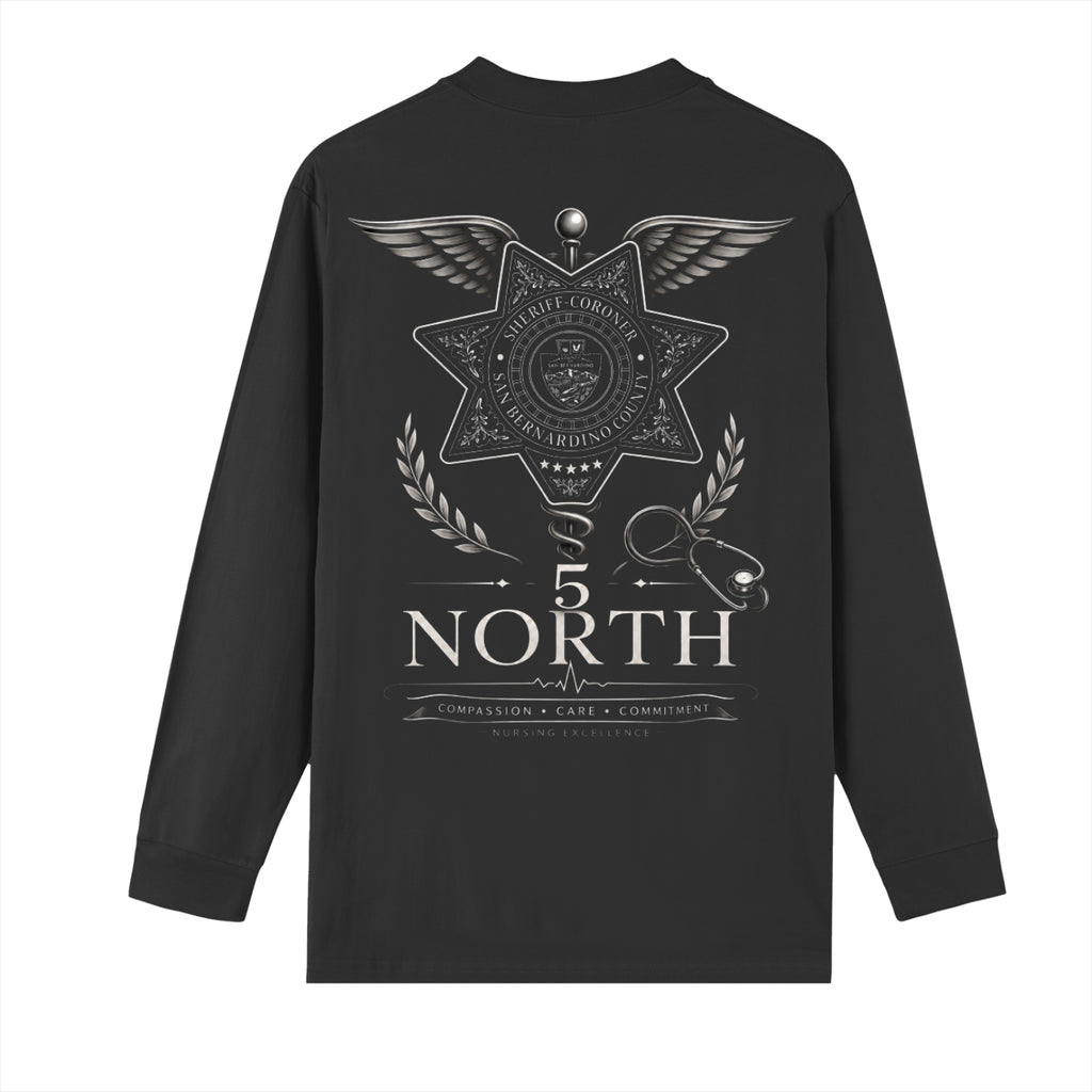 5 North Long Sleeve- adult unisex Drop Shoulder Long Sleeve Shirt