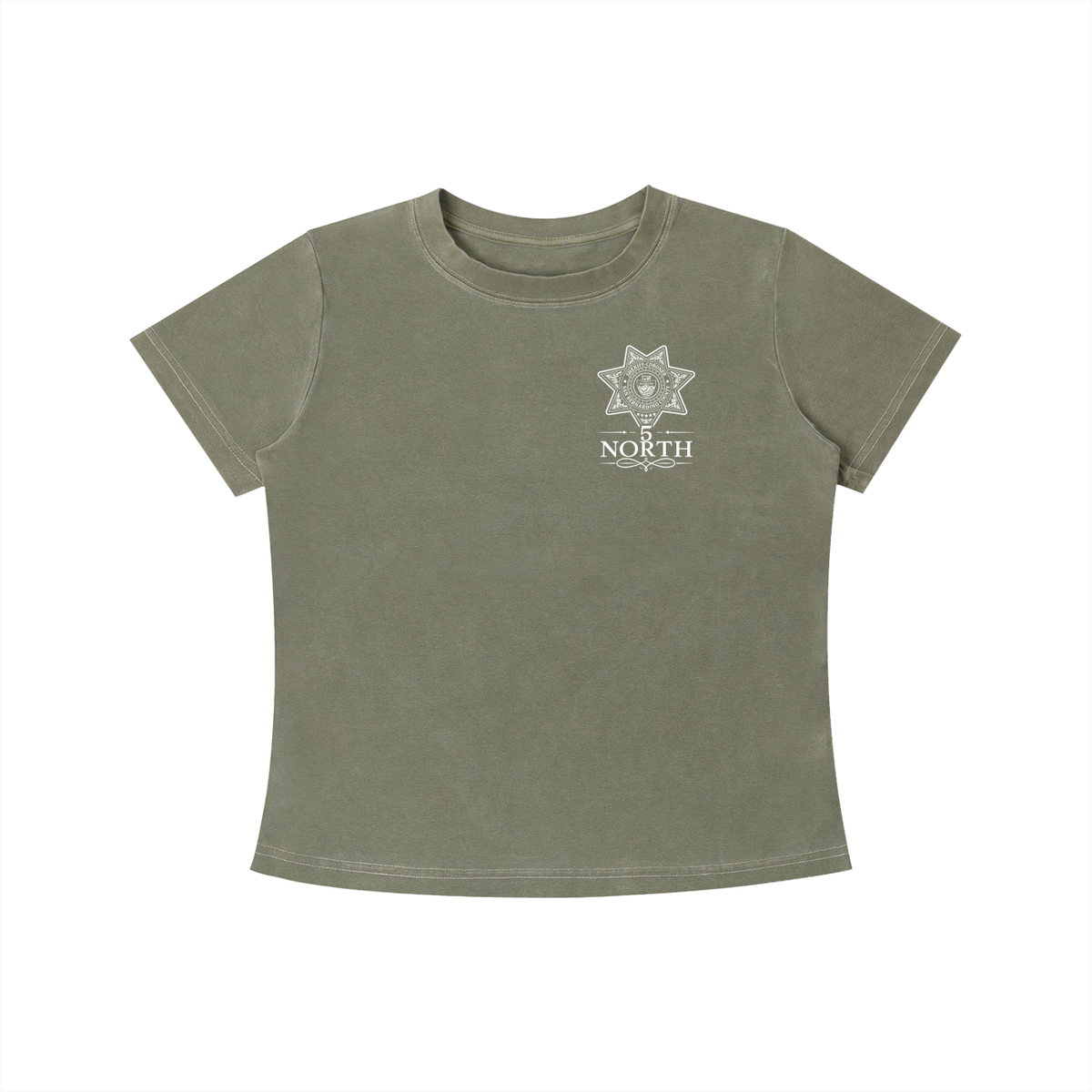 5 North- women’s Vintage Wash Slim Fit T-shirt