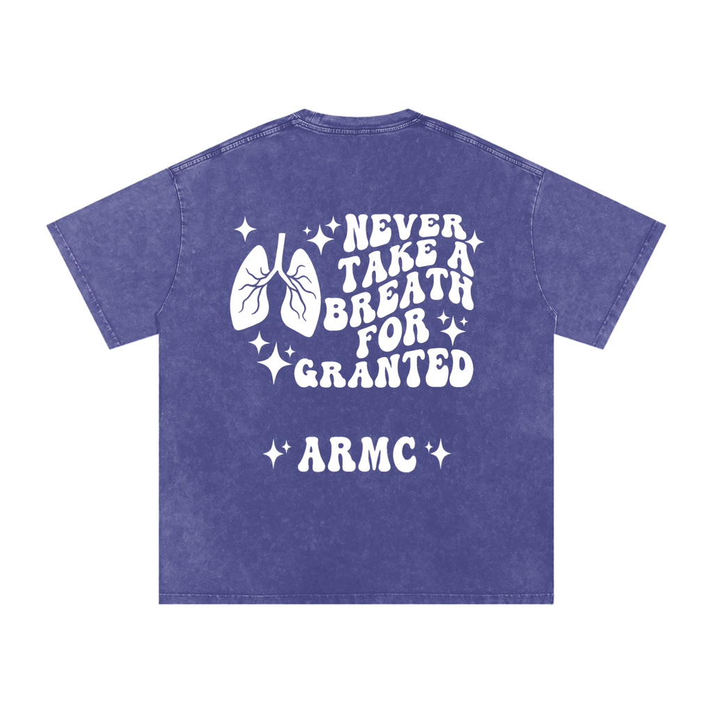 Respiratory Therapy- adult unisex Snow Washed Oversized Cotton T-Shirt