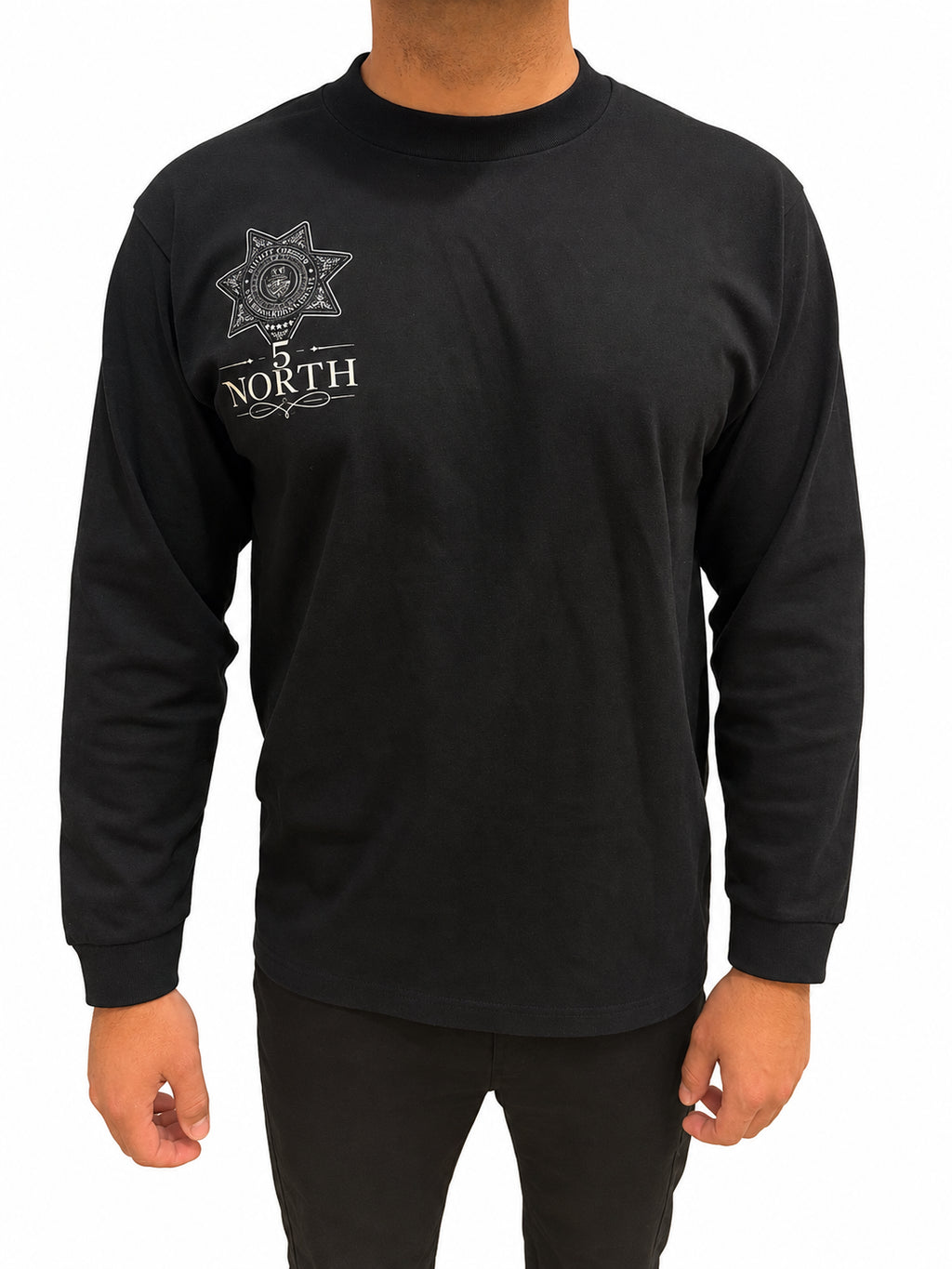 5 North Long Sleeve- adult unisex Drop Shoulder Long Sleeve Shirt