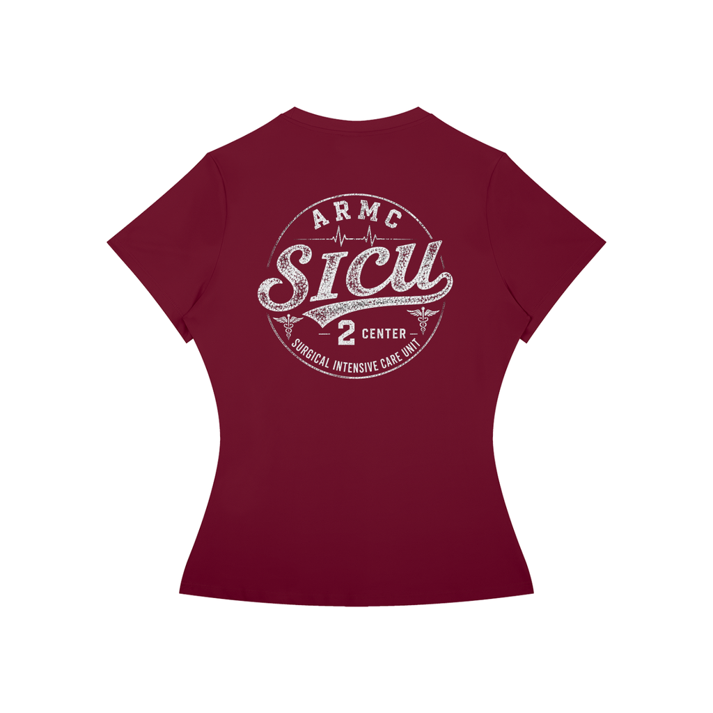 2 Center- Women’s Slim Fit Performance T-Shirt