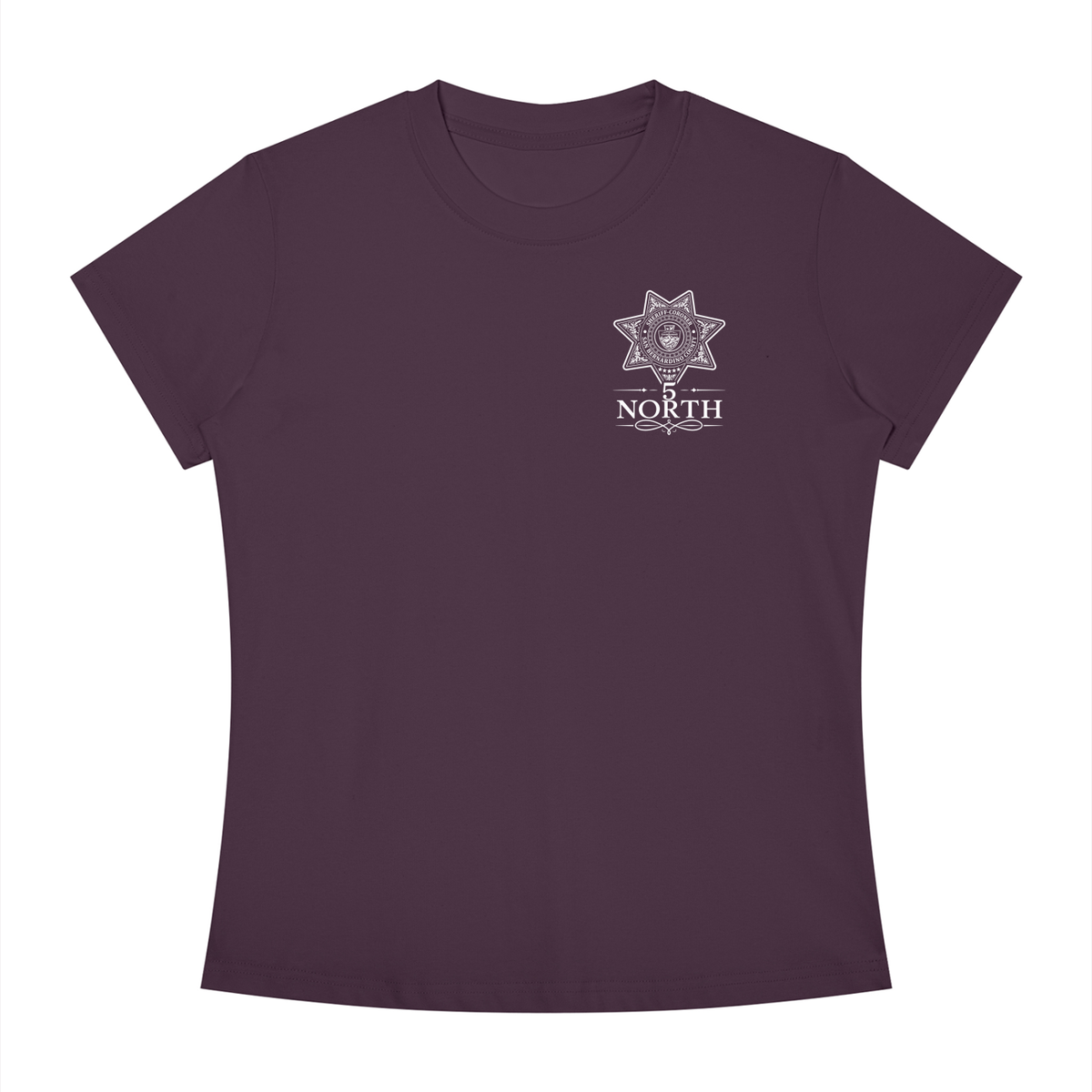 5 North- Women's Slim Fit Crewneck T-Shirt