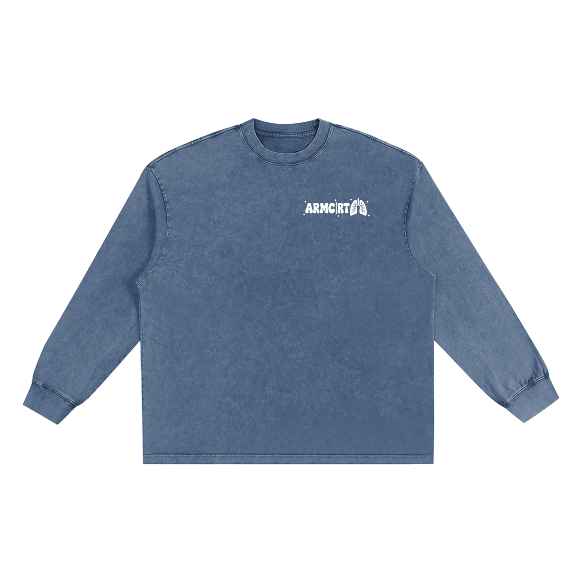 Respiratory Therapy- adult unisex Snow Washed Frayed Edge T-Shirt