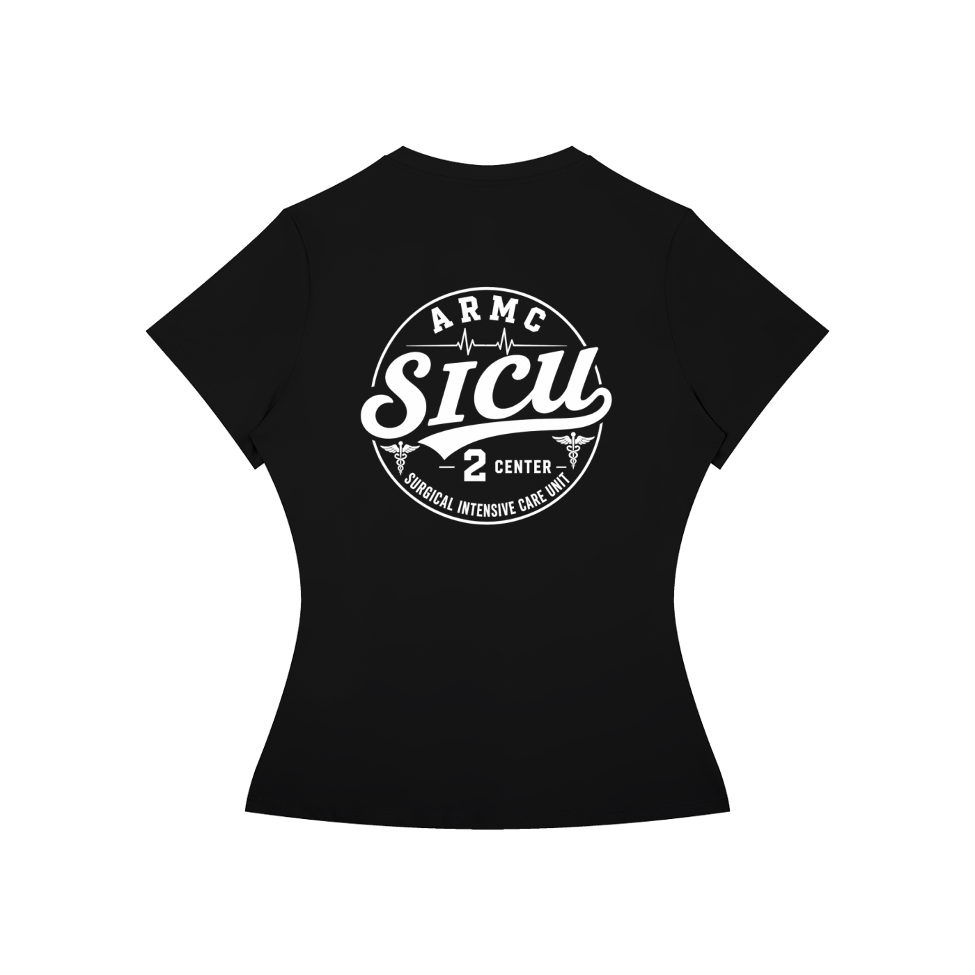 2 Center- Women’s Slim Fit Performance T-Shirt