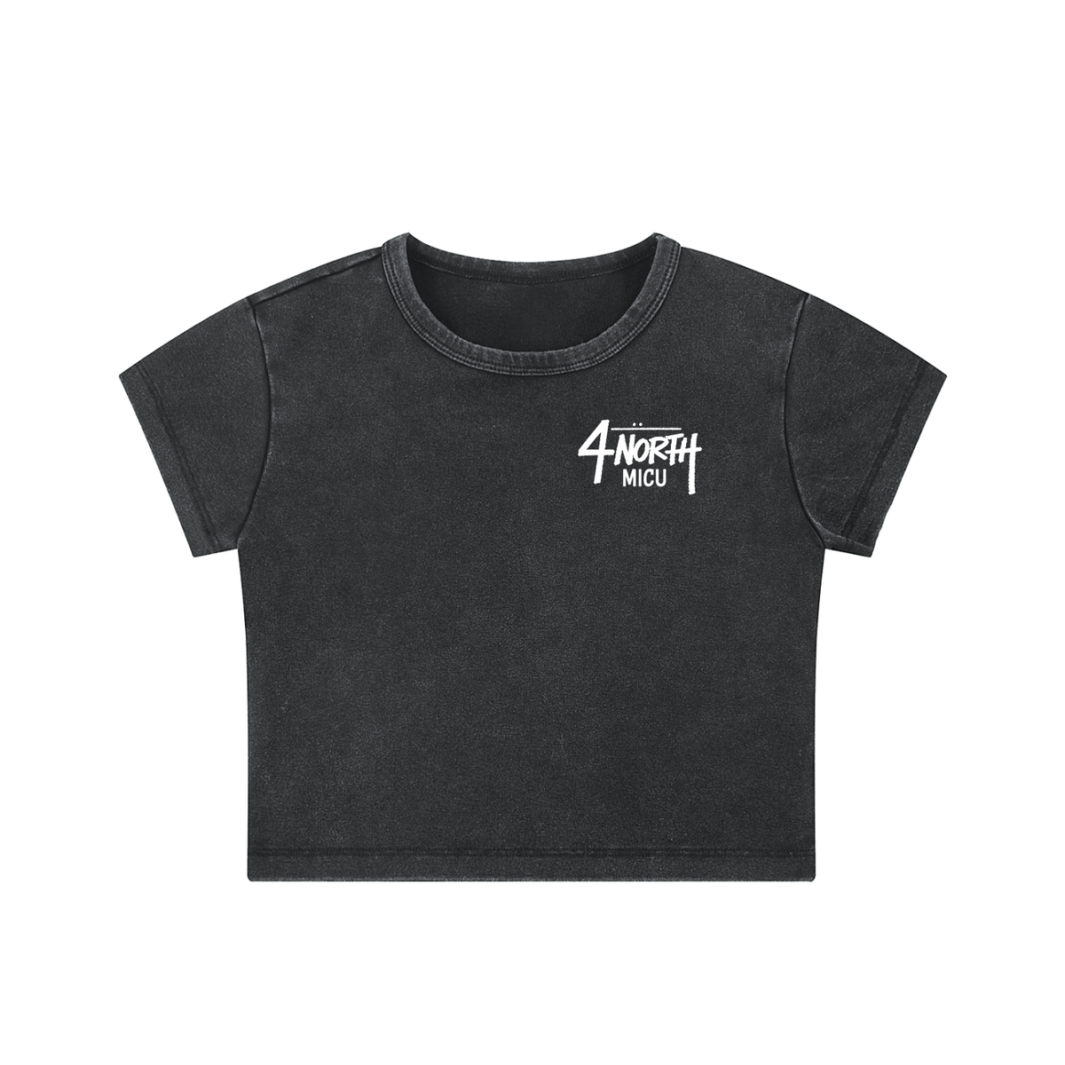 4 North- woman’s Snow Washed Crop Top