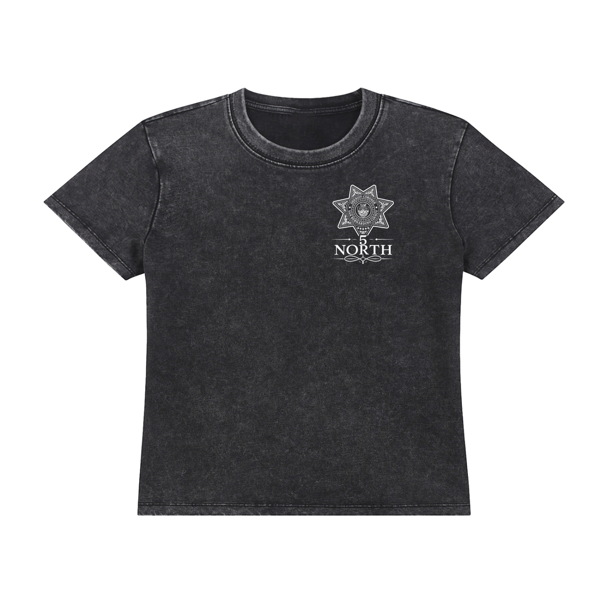 5 North- Vintage Wash Drop Shoulder T-shirt
