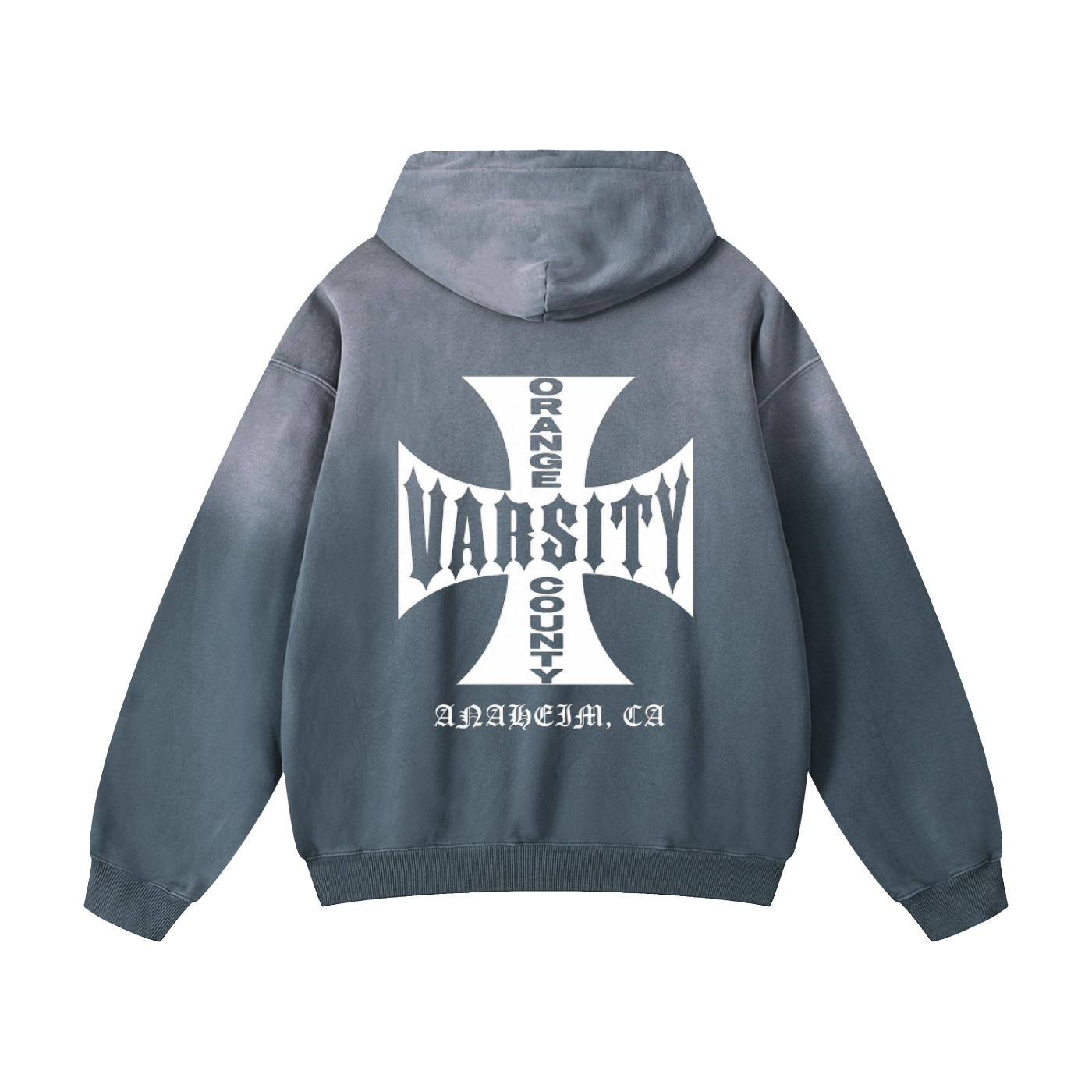 OC VARSITY choppers- adult unisex Heavyweight Sunfade Oversized Hoodie